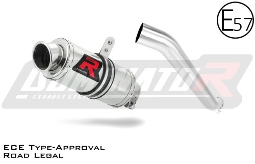 exhaust muffler DOMINATOR homologated road legal GP1 fits to Kawasaki ZX6R 636 2003  2004 3
