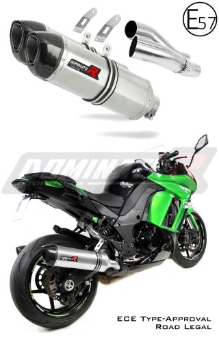 scarico silenziatore DOMINATOR omologato HP1 adatto alla moto Kawasaki Z1000 SX 2010 - 2013 5