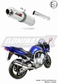 scarico silenziatore DOMINATOR omologato rotondo adatto alla moto Yamaha FZS FAZER 1000 2001 - 2005 5