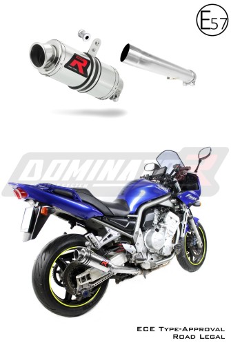 exhaust muffler DOMINATOR homologated road legal GP1 fits to Yamaha FZS FAZER 1000 2001  2005 5