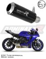 scarico silenziatore DOMINATOR omologato GP nero adatto alla moto Yamaha YZF R1 1000 RN49 2017 - 2019 6