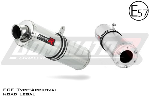 scarico silenziatore DOMINATOR omologato rotondo adatto alla moto Yamaha YZF 1000 R Thunderace 1996 - 2003 3