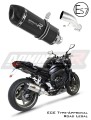 scarico silenziatore DOMINATOR omologato HP1 nero adatto alla moto Yamaha FZ1 FAZER 1000 2006 - 2015 3