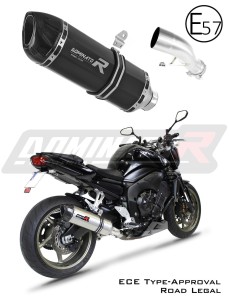 Yamaha FZ1 FAZER 1000 2006 - 2015 EU Omologato approvato Terminale di Scarico Silenziatore HP1 NERO