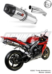 Yamaha YZF R1 1000 RN12 2004 - 2006 EU Omologato approvato Terminale di Scarico Silenziatore HP1