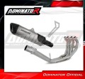 impianto di scarico completo con silenziatore DOMINATOR titanio Full System HP6 adatto alla moto Yamaha YZF R6 2017 - 2023 2