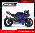 impianto di scarico completo con silenziatore DOMINATOR titanio Full System HP6 adatto alla moto Yamaha YZF R6 2017 - 2023 3