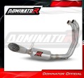 impianto di scarico completo con silenziatore DOMINATOR Full System GP3 adatto alla moto Aprilia Tuono 660 2021 - 2024 2