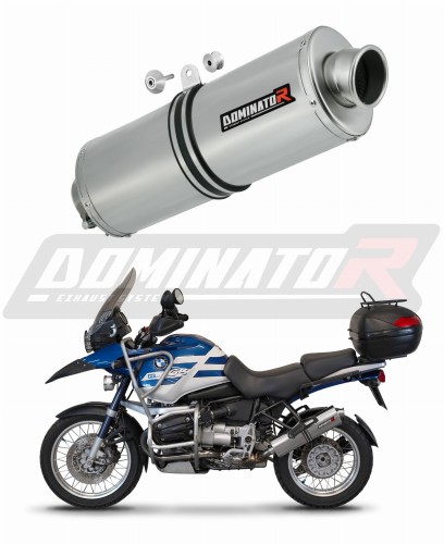 scarico silenziatore DOMINATOR ovale adatto alla moto BMW R850R 2004 - 2007