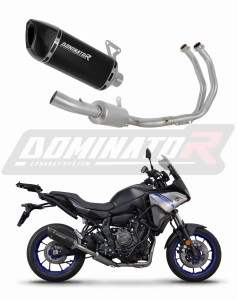 Yamaha Tracer 7 / GT 2020 - 2024 Impianto di scarico Collettori Marmitta Silenziatore HP6 NERO + dB killer