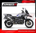 BMW R1250GS 2018 - 2020 EXHAUST Muffler Auspuff Sportauspuff Silencer Echappement Silencieux Scarico Scarichi Escape Wydech Tłumik HP7 BLACK Dominator Exhaust System EU Approved Homologacja 4
