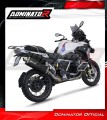 BMW R1250GS 2018 - 2020 EXHAUST Muffler Auspuff Sportauspuff Silencer Echappement Silencieux Scarico Scarichi Escape Wydech Tłumik P7 BLACK Dominator Exhaust System EU Approved Homologacja 2