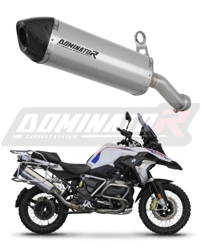 BMW R1250GS 2018 - 2020 EXHAUST Muffler Auspuff Sportauspuff Silencer Echappement Silencieux Scarico Scarichi Escape Wydech Tłumik HP7 Titanium Tytan Dominator Exhaust System EU Approved Homologacja x