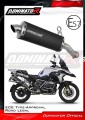 exhaust muffler DOMINATOR homologated road legal BLACK P7 fits to BMW R1200GS 2013  2018