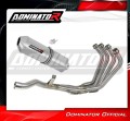 impianto di scarico completo con silenziatore DOMINATOR Full System OVR adatto alla moto YAMAHA XJ 6N S F 2009 - 2016