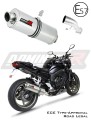 scarico silenziatore DOMINATOR omologato OVAL adatto alla moto YAMAHA FZ1 1000 FAZER 2006 - 2015 8