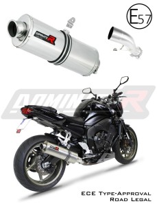 YAMAHA FZ1 1000 FAZER Omologato Silenziatore Scarico OVAL 2006 - 2015