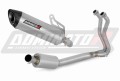 impianto di scarico completo con silenziatore DOMINATOR Full System HP8 adatto alla moto Kawasaki Z400 2018 - 2023 3