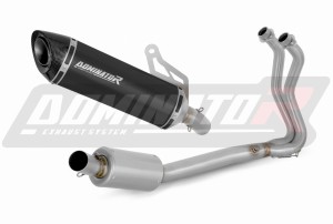 Kawasaki Z400 2018-2023 Impianto di scarico Collettori Marmitta Silenziatore HP8 NERO + dB killer