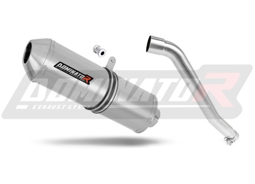 DOMINATOR Terminale Di Scarico Sportivo In Acciaio Inox Per Moto, Compatibile Con Kawasaki ZR7 E ZR7S (1999-2004), Con DB Killer, Omologazione Solo Per Uso Agonistico - 2