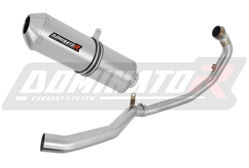 impianto di scarico completo con silenziatore DOMINATOR Full System OVR adatto alla moto KTM 390 Adventure 2020 - 2024