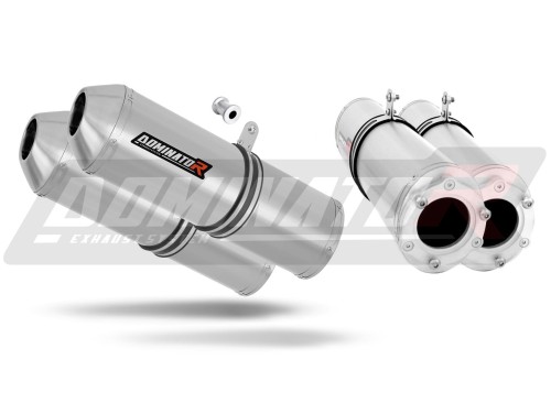 scarico silenziatore DOMINATOR OVR adatto alla moto Suzuki GSXR 1300 Hayabusa 1999 - 2007