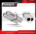 scarico silenziatore DOMINATOR OVR adatto alla moto Suzuki GSXR 1300 Hayabusa 1999 - 2007 2