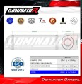 scarico silenziatore DOMINATOR OVR adatto alla moto Suzuki GSXR 1300 Hayabusa 1999 - 2007 3