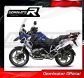 wydech tłumik DOMINATOR Homologowany P7 CZARNY pasujący do motocykla BMW R1200GS 2004 - 2009 5