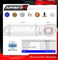 Suzuki DR 650 R / RU / S 1990 - 1995 EXHAUST Muffler Auspuff Sportauspuff Silencer Echappement Silencieux Scarico Scarichi Escape Wydech Tłumik MX2 BLACK Dominator Exhaust System 4
