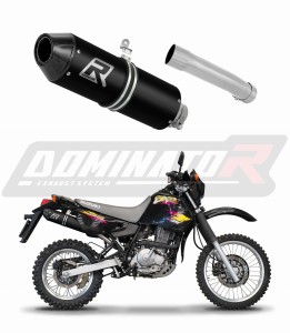 Suzuki DR 650 R / RU / S 1990 - 1995 Terminale di Scarico Marmitta Silenziatore MX2 NERO + dB killer