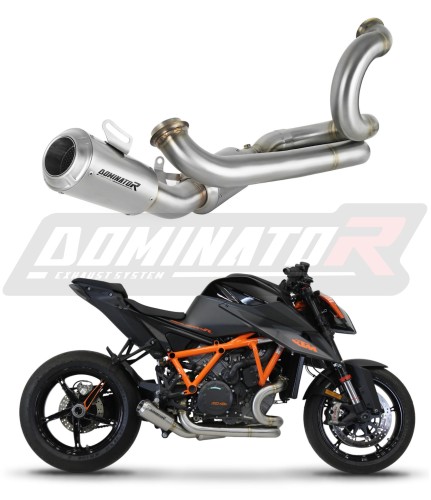 KTM 1290 1390 Super Duke 2020 - 2025 Exhaust System Header Head Pipe Collector Mid Pipe Muffler Auspuff Sportauspuff Silencer Echappement Silencieux Scarico Scarichi Escape Manifold Wydech Tłumik GPS Dominator Exhaust System x