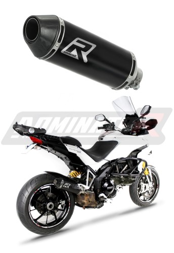 scarico silenziatore DOMINATOR HP3 nero adatto alla moto Ducati MTS MULTISTRADA 1200 2010 - 2014