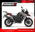 impianto di scarico completo con silenziatore DOMINATOR Full System HP7 nero adatto alla moto Benelli TRK 702 / TRK 702X 2023 - 2024 3