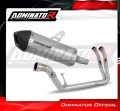 complete exhaust system with muffler DOMINATOR Full System titanium HP7 fits to Benelli TRK 702 / TRK 702X 2023  2024 2