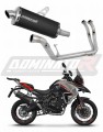 impianto di scarico completo con silenziatore DOMINATOR Full System P7 nero adatto alla moto Benelli TRK 702 / TRK 702X 2023 - 2024 5