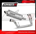 impianto di scarico completo con silenziatore DOMINATOR Full System titanio P7 adatto alla moto Benelli TRK 702 / TRK 702X 2023 - 2024 2