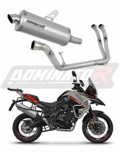 Benelli TRK 702 / TRK 702X 2023 - 2024 Impianto di scarico Collettori Marmitta Silenziatore Titanio P7 + dB killer
