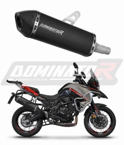 Benelli TRK 702 / TRK 702X 2023 - 2024 Terminale di Scarico Marmitta Silenziatore HP7 NERO + dB killer