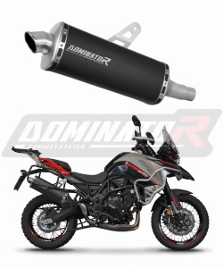 Benelli TRK 702 / TRK 702X 2023 - 2024 Terminale di Scarico Marmitta Silenziatore P7 NERO + dB killer