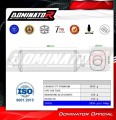 scarico silenziatore DOMINATOR titanio P7 adatto alla moto Benelli TRK 702 / TRK 702X 2023 - 2024 4
