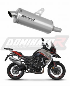 Benelli TRK 702 / TRK 702X 2023 - 2024 Terminale di Scarico Marmitta Silenziatore Titanio P7 + dB killer