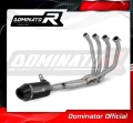impianto di scarico completo con silenziatore DOMINATOR Full System HP3 nero adatto alla moto Kawasaki Z 900 2017 - 2019 3