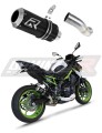 exhaust muffler DOMINATOR homologated road legal GP BLACK fits to Kawasaki Z 900 A2 2017  2019