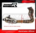 decat silenziatore centrale DOMINATOR Mid Pipe adatto alla moto Kawasaki Z 900 A2 2017 - 2019 6