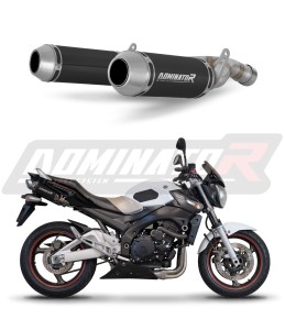 Suzuki GSR 600 2006 - 2011 Terminale di Scarico Marmitta Silenziatore OV G2 NERO + dB killer