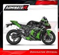 scarico silenziatore DOMINATOR titanio HP8 adatto alla moto Kawasaki ZX10R 2016 - 2020 5