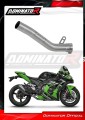 decat silenziatore centrale DOMINATOR Mid Pipe adatto alla moto Kawasaki ZX10R 2016 - 2020 2