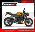 Trumph STREET TRIPLE 765 S R RS Exhaust Muffler Manifold Collector Auspuff Sportauspuff Silencer Echappement Silencieux Scarico Marmitta Scarichi Escape Wydech Tłumik Kolektor HP8 Black DOMINATOR Full Exhaust System 3