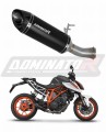 scarico silenziatore DOMINATOR HP8 nero Low Level adatto alla moto KTM 1290 SUPER Duke / R 2014 - 2016